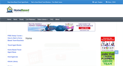 Desktop Screenshot of homebasedtravelagent.com